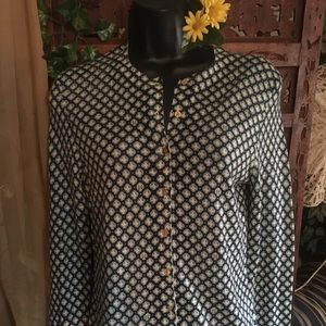 Tory Burch Logo-Buttons Wool Cardigan